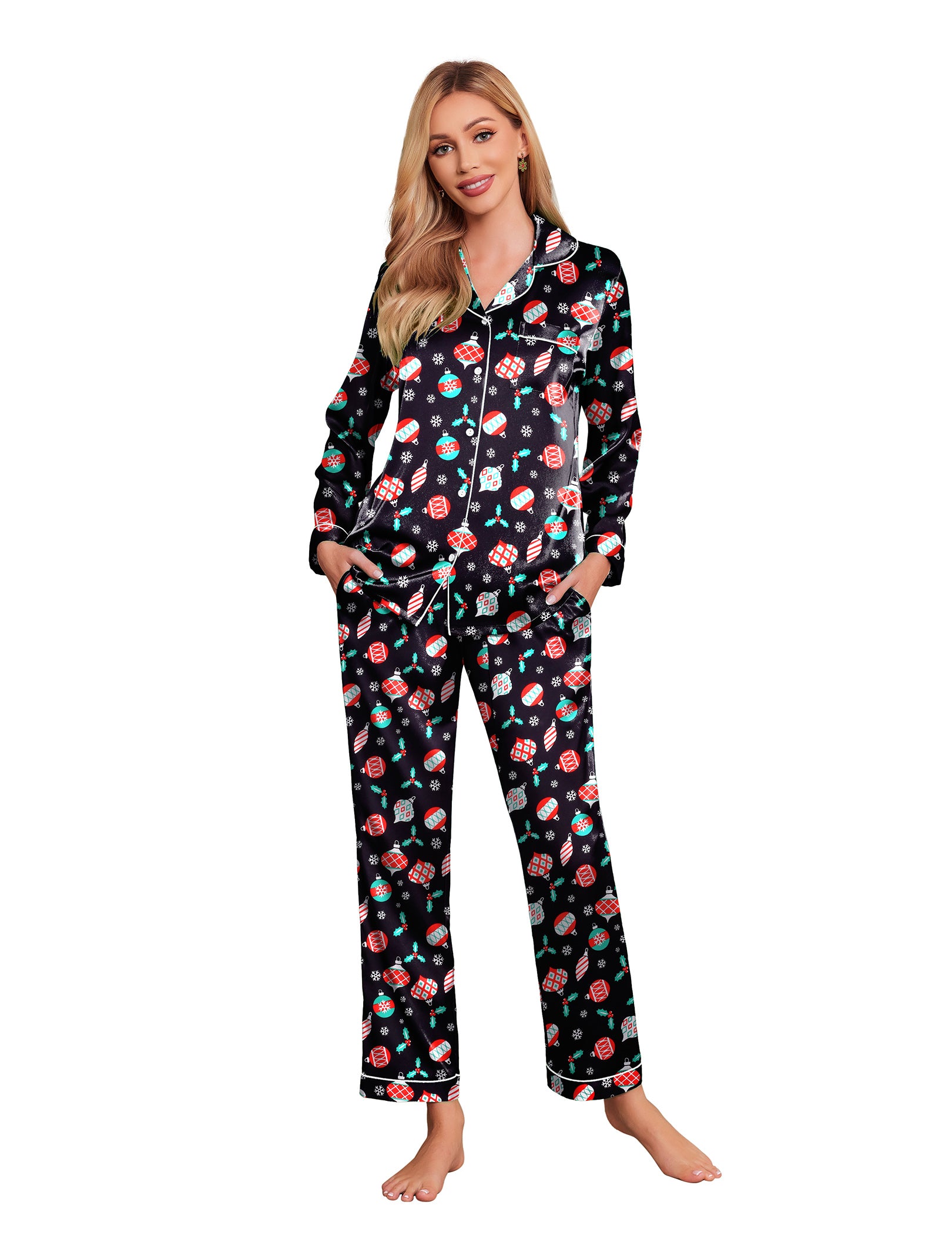 Ekouaer Classic Pajama Set