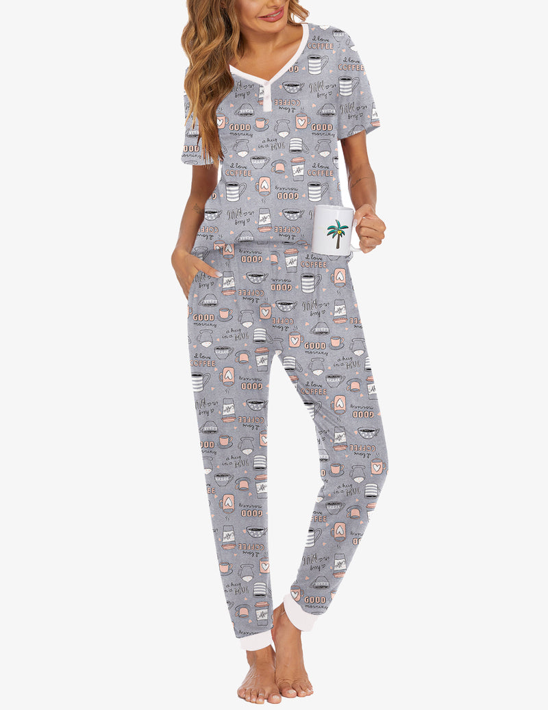 Ekouaer Teddy Summer Pajamas Set (US Only)