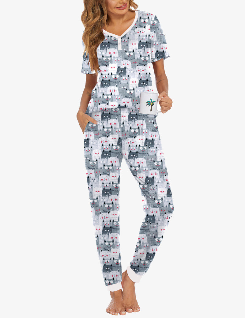 Ekouaer Teddy Summer Pajamas Set (US Only)