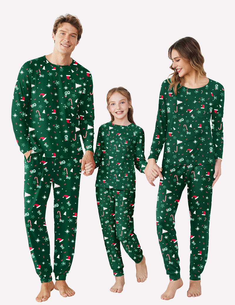 Ekouaer Family Matching Pajamas Christmas Pajamas Set