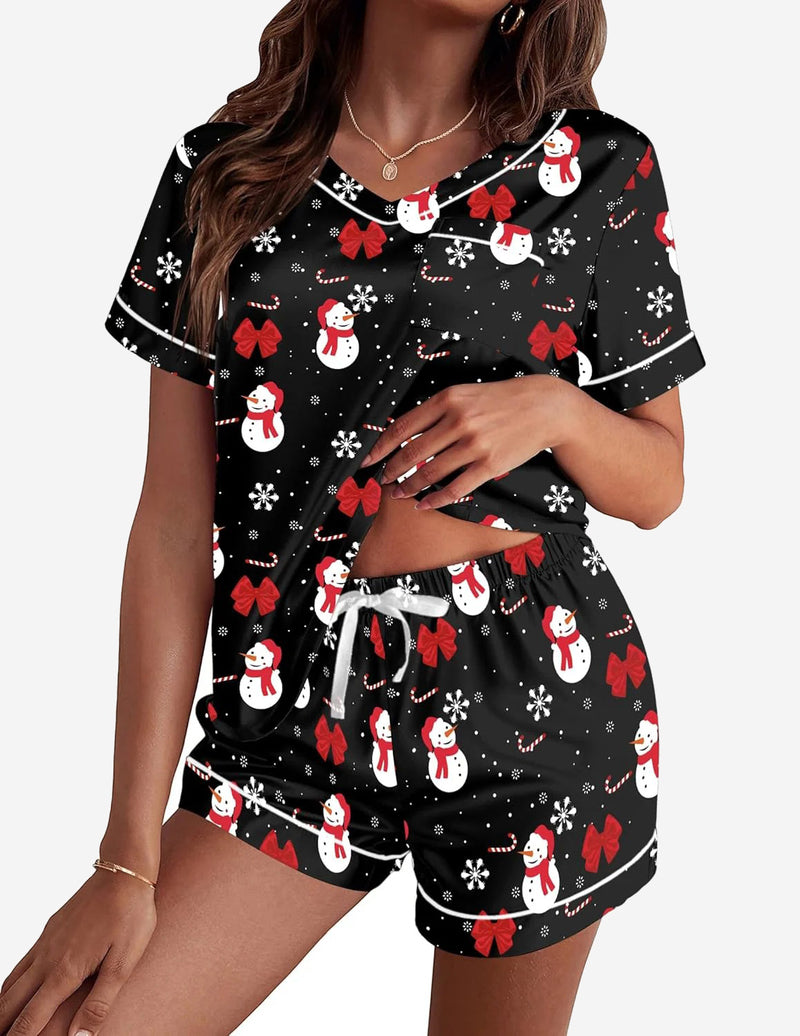 Ekouaer Silk Pajama Satin Pj Set Two Piece Soft Sets