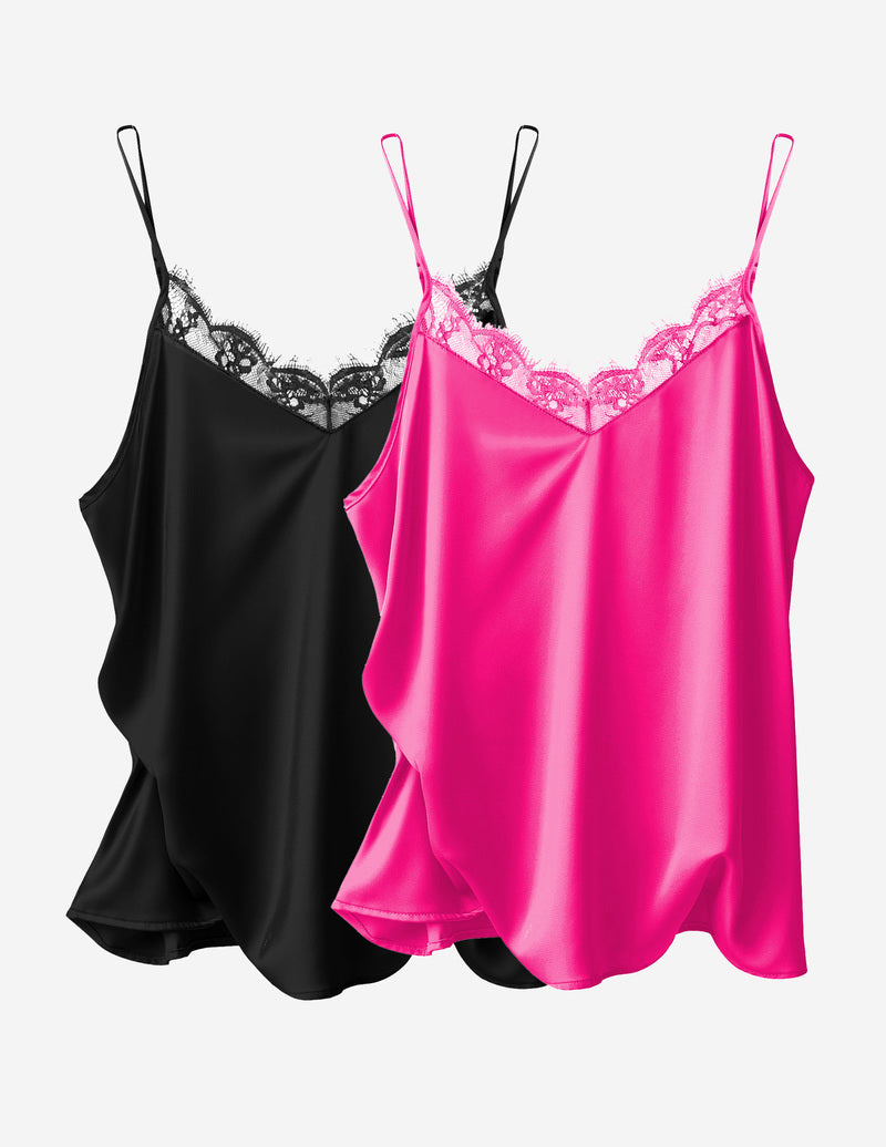 2-Pack Lace Spaghetti Strap Tank Top (US Only)