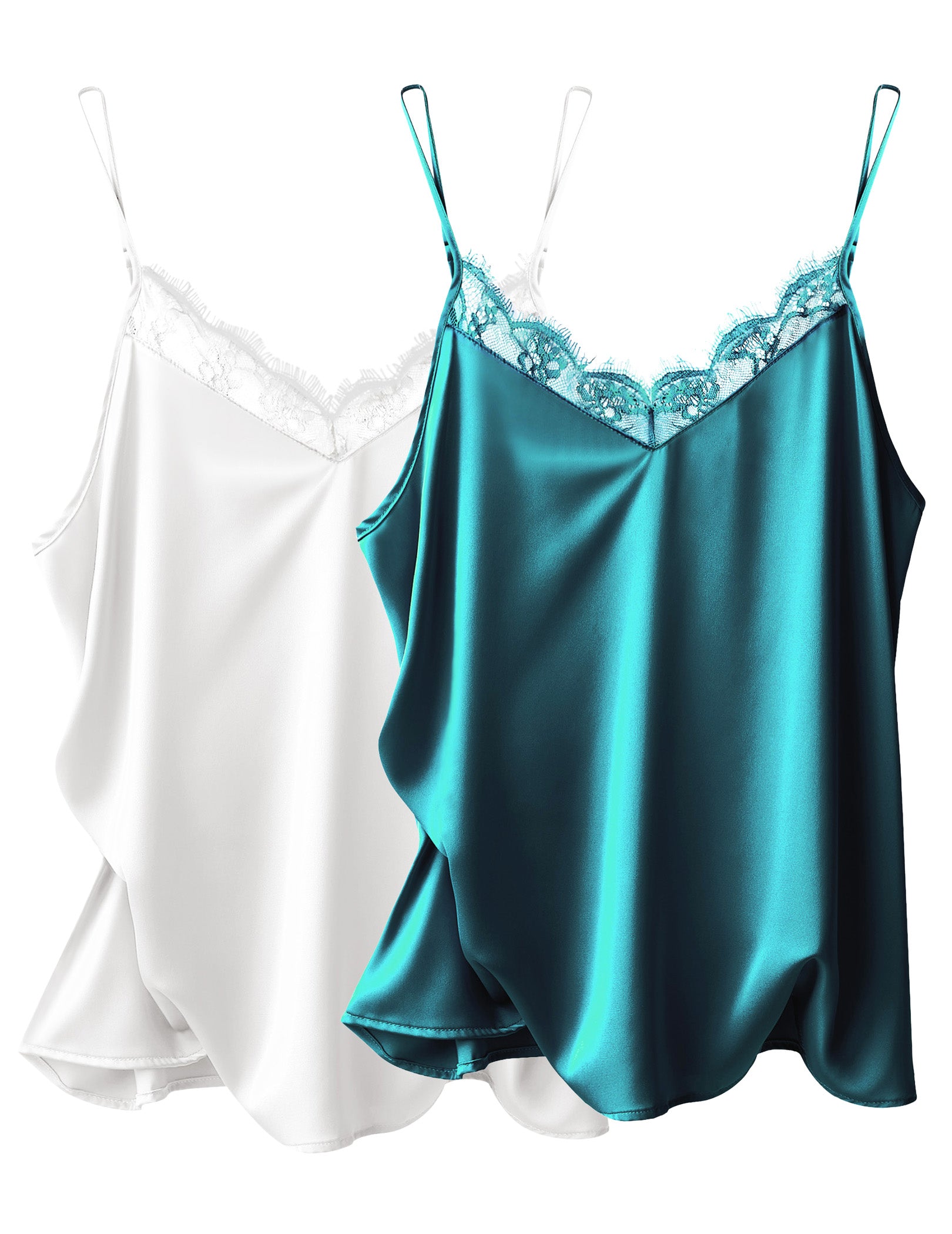 2-Pack Lace Spaghetti Strap Tank Top