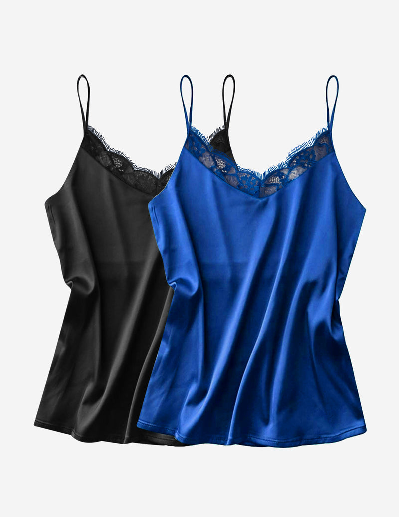 2-Pack Lace Spaghetti Strap Tank Top (US Only)