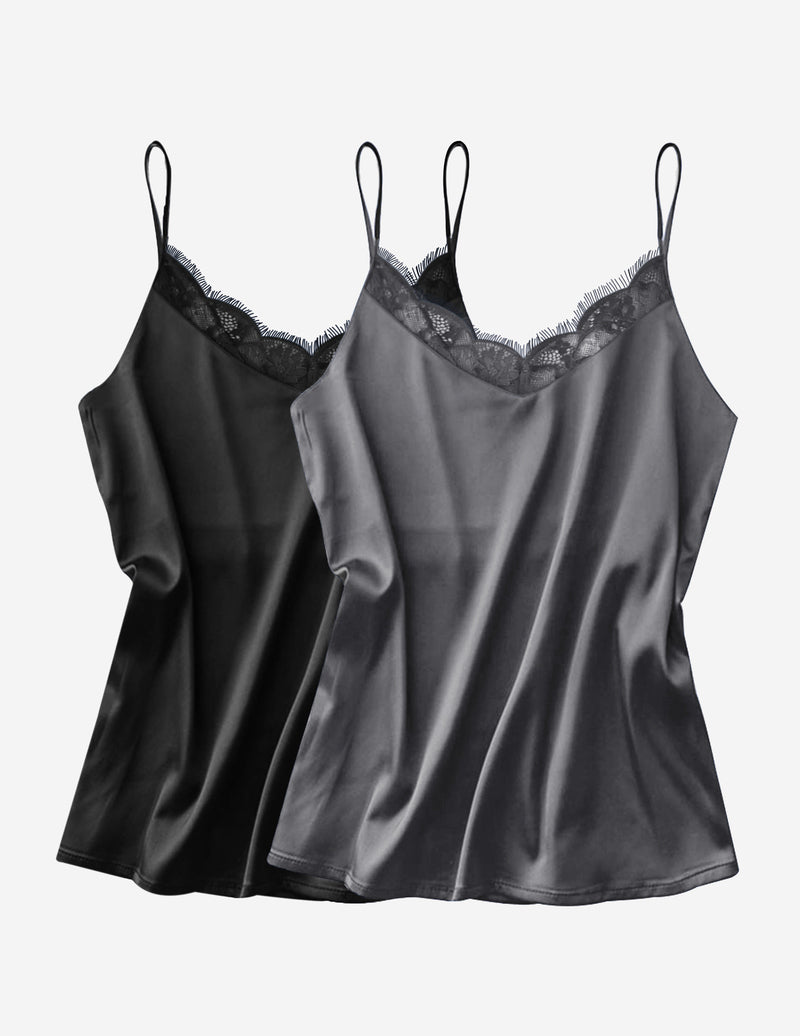 2-Pack Lace Spaghetti Strap Tank Top (US Only)