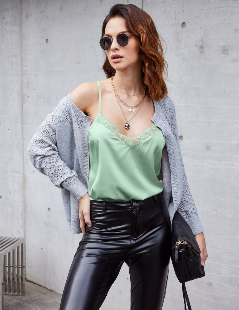 2-Pack Lace Spaghetti Strap Tank Top (US Only)