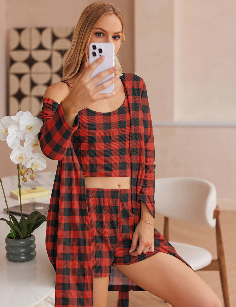 TEDDY Soft Waffle 3 piece Pajama Sets (US Only)