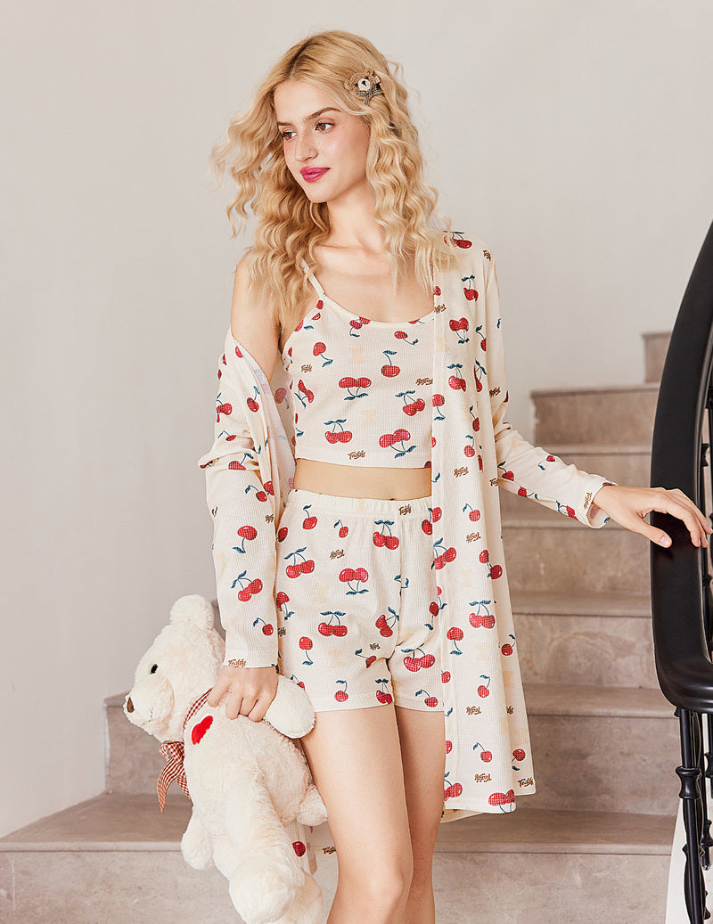 TEDDY Soft Waffle 3 piece Pajama Sets (US Only)