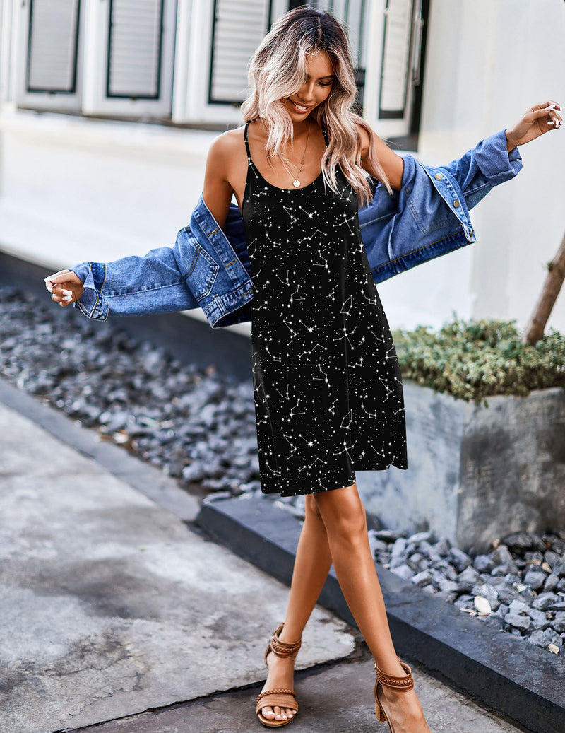 2 Pack Nightgown Racerback Sleeveless Dress