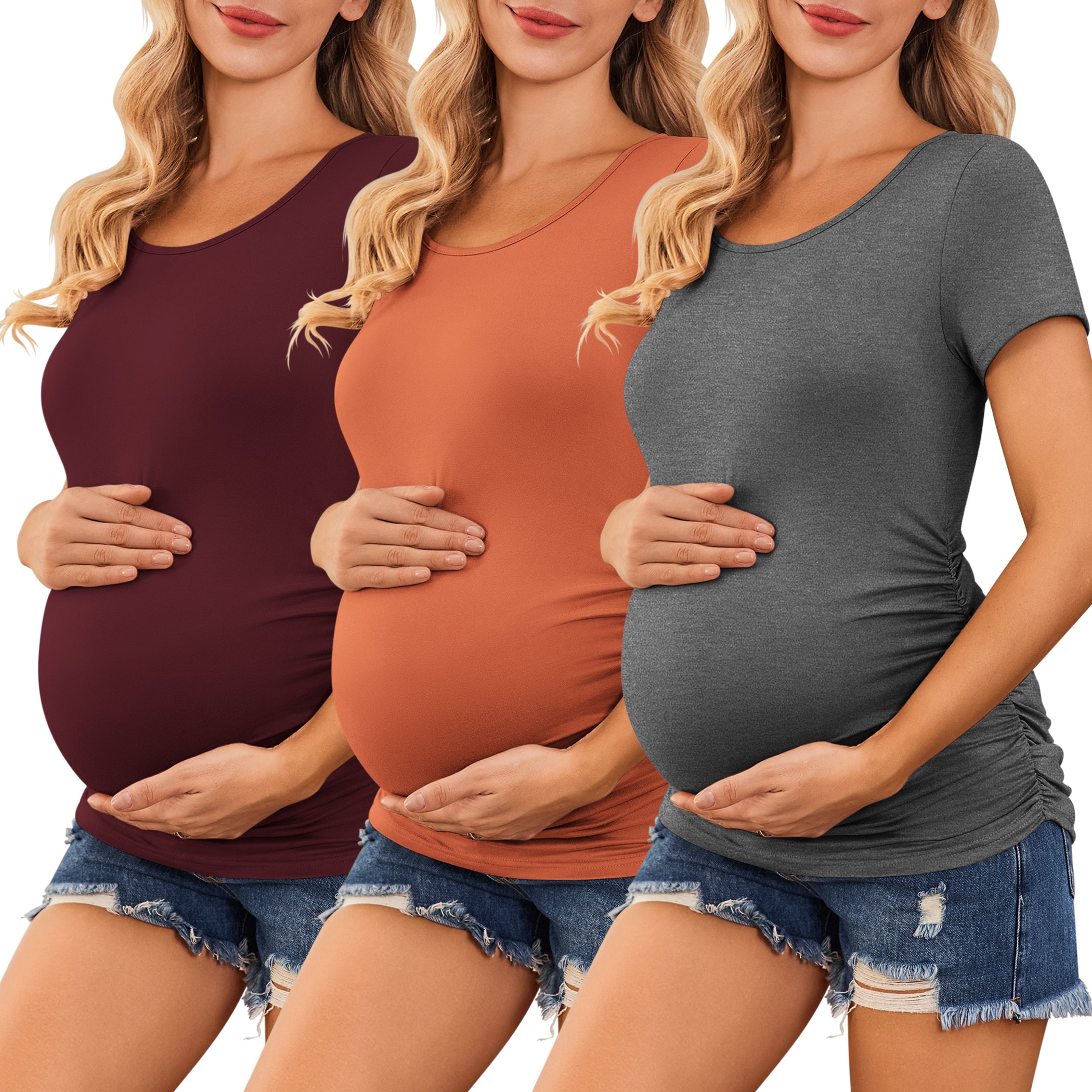 Casual 3 Packs Maternity T-Shirts
