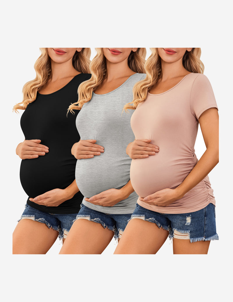 Casual 3 Packs Maternity T-Shirts (US Only)