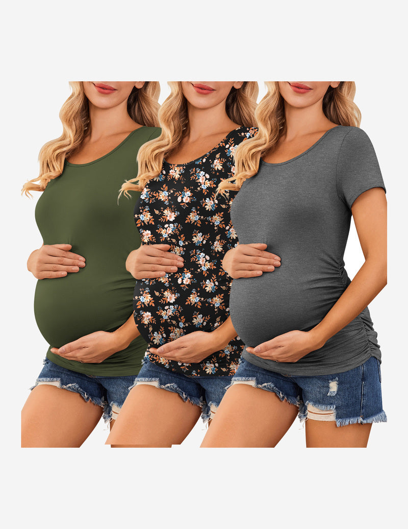 Casual 3 Packs Maternity T-Shirts (US Only)