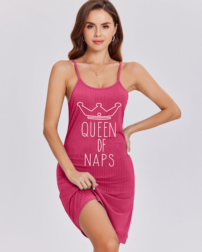Ekouaer Women's Nightgown Chemise Sleepwear Rib Knit Nightwear