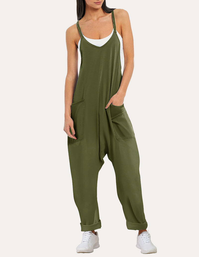 Casual Sleeveless Baggy Overalls (US Only)