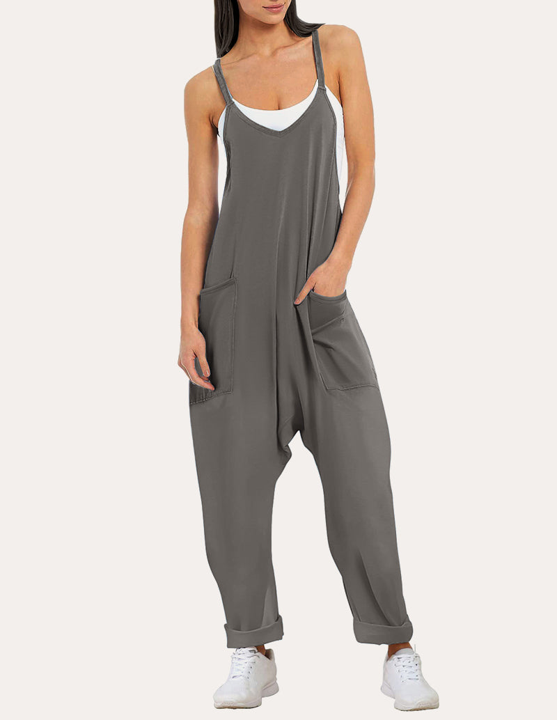 Casual Sleeveless Baggy Overalls (US Only)