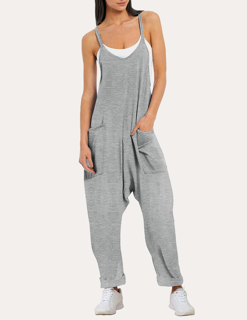 Casual Sleeveless Baggy Overalls (US Only)