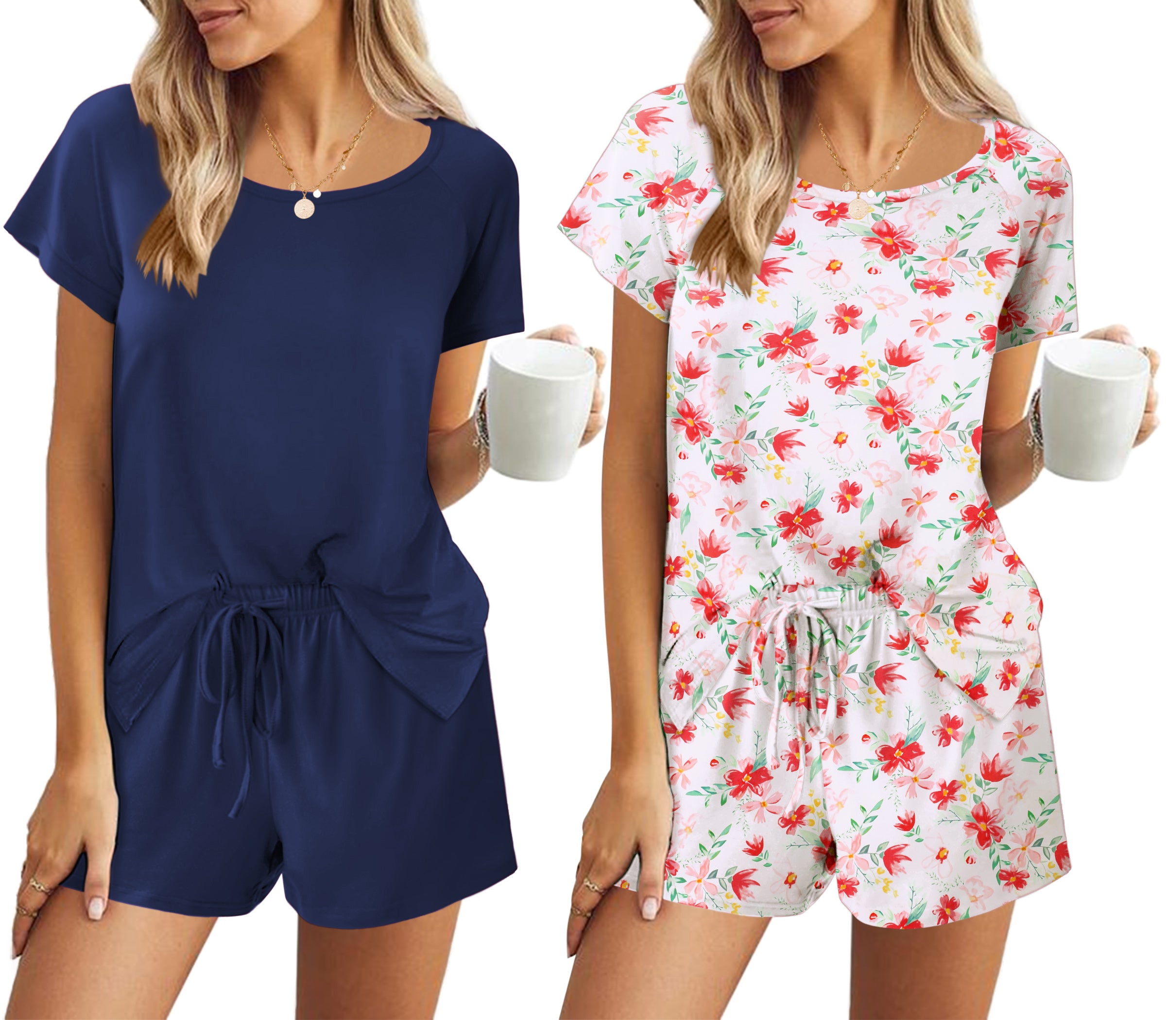 2 Pack Short Sleeve Pajama Set (US Only)