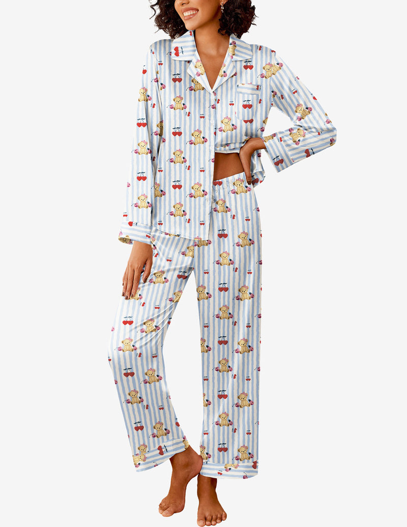 Comfy Silk Satin Pajama Set (US Only)
