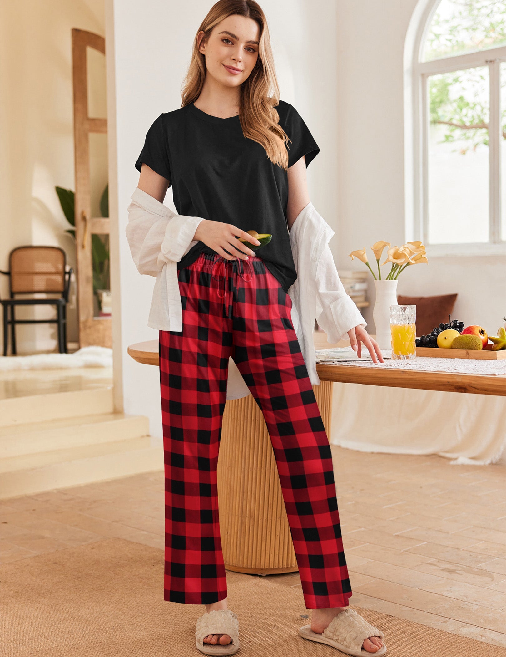 Classic 2-Piece Plaid Pajama Sets (US Only)