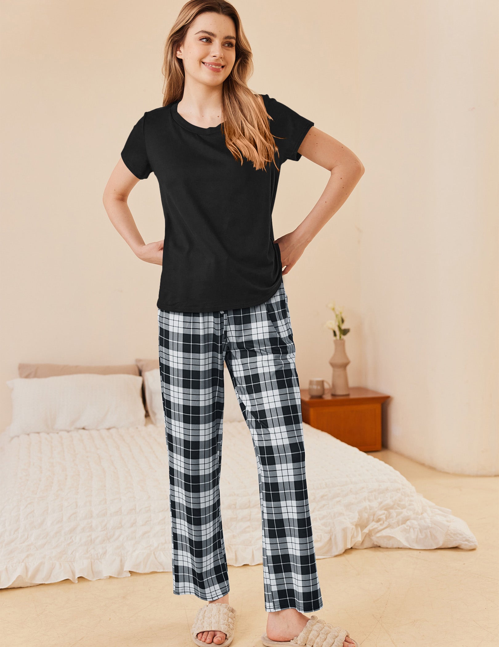 Classic 2-Piece Plaid Pajama Sets (US Only)