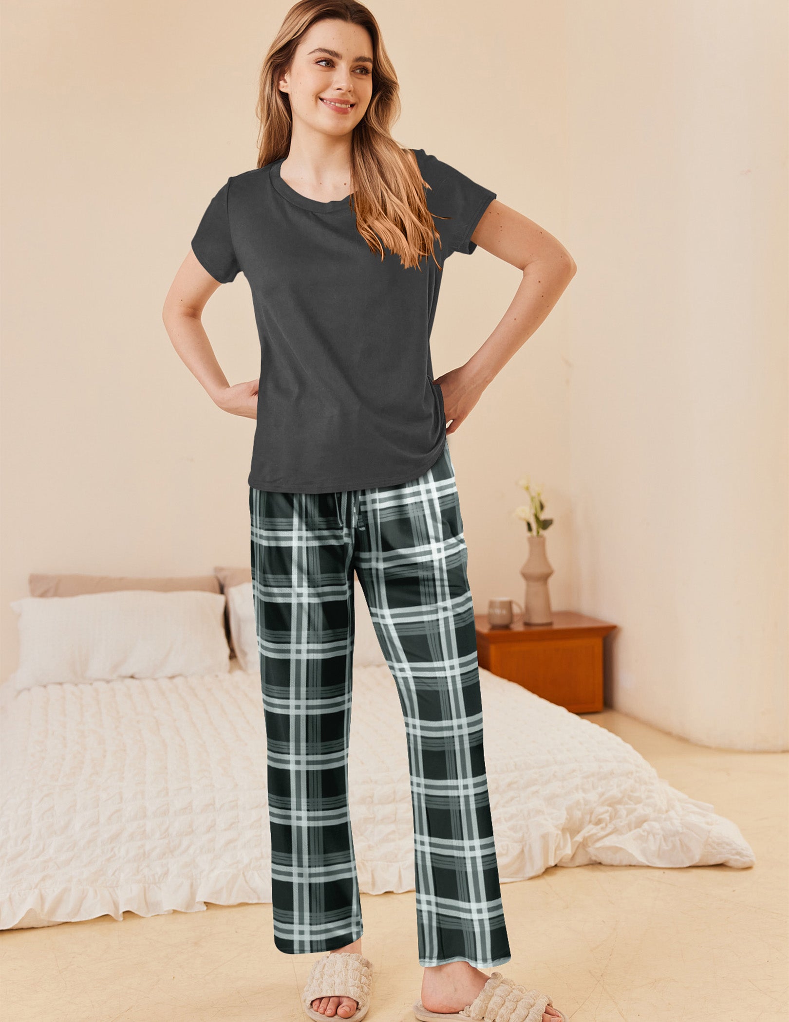 Classic 2-Piece Plaid Pajama Sets (US Only)