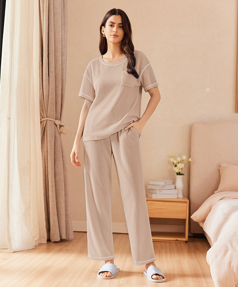 Cozy Waffle Loungewear Set (US Only)