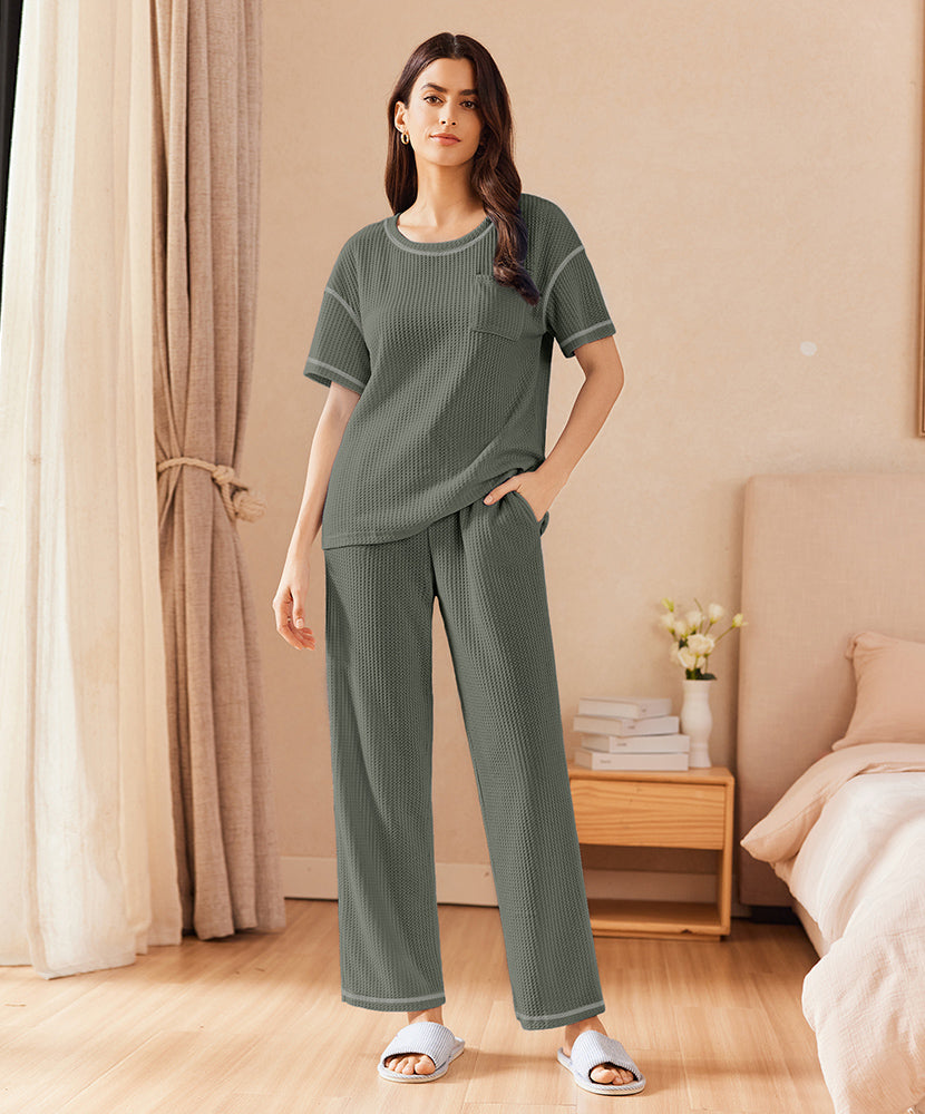 Cozy Waffle Loungewear Set (US Only)