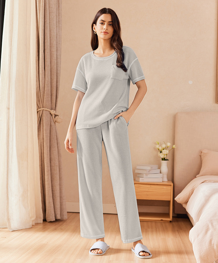 Cozy Waffle Loungewear Set (US Only)