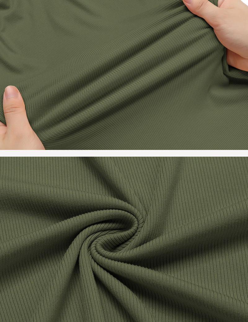 Ekouaer Long Sleeve Shirts 3 Packs Stretchy Tops