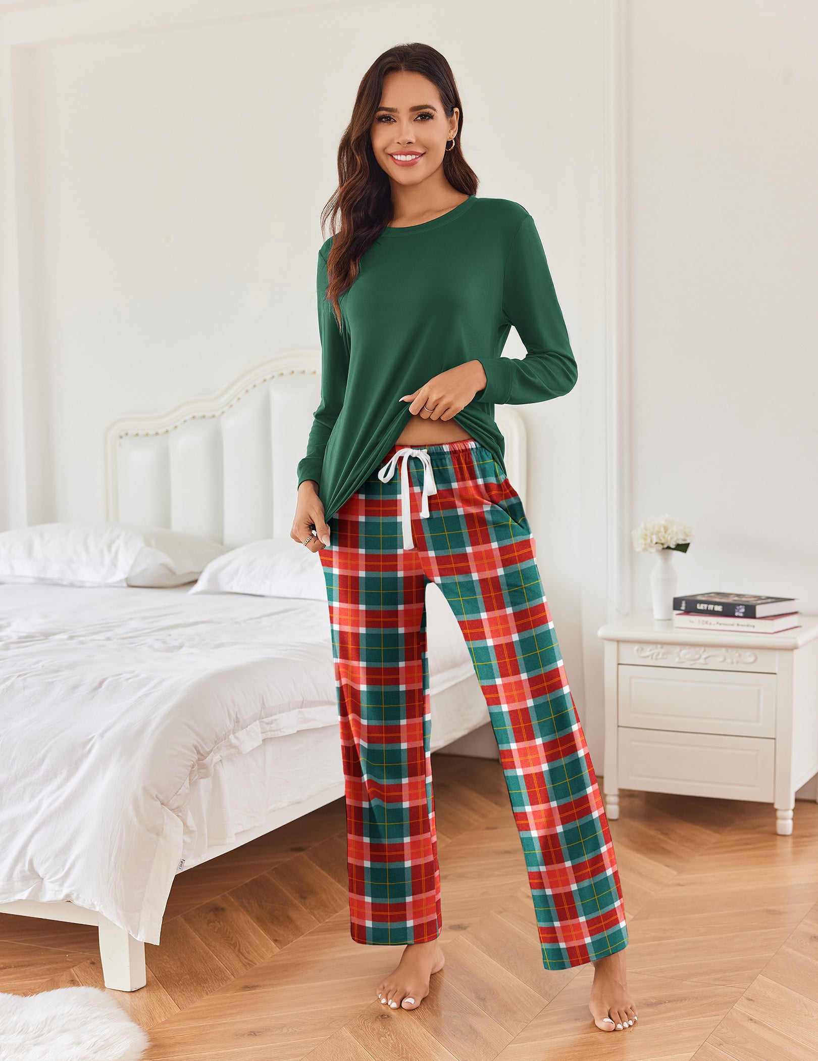 Classic Soft Plaid Pajama Set (US Only)