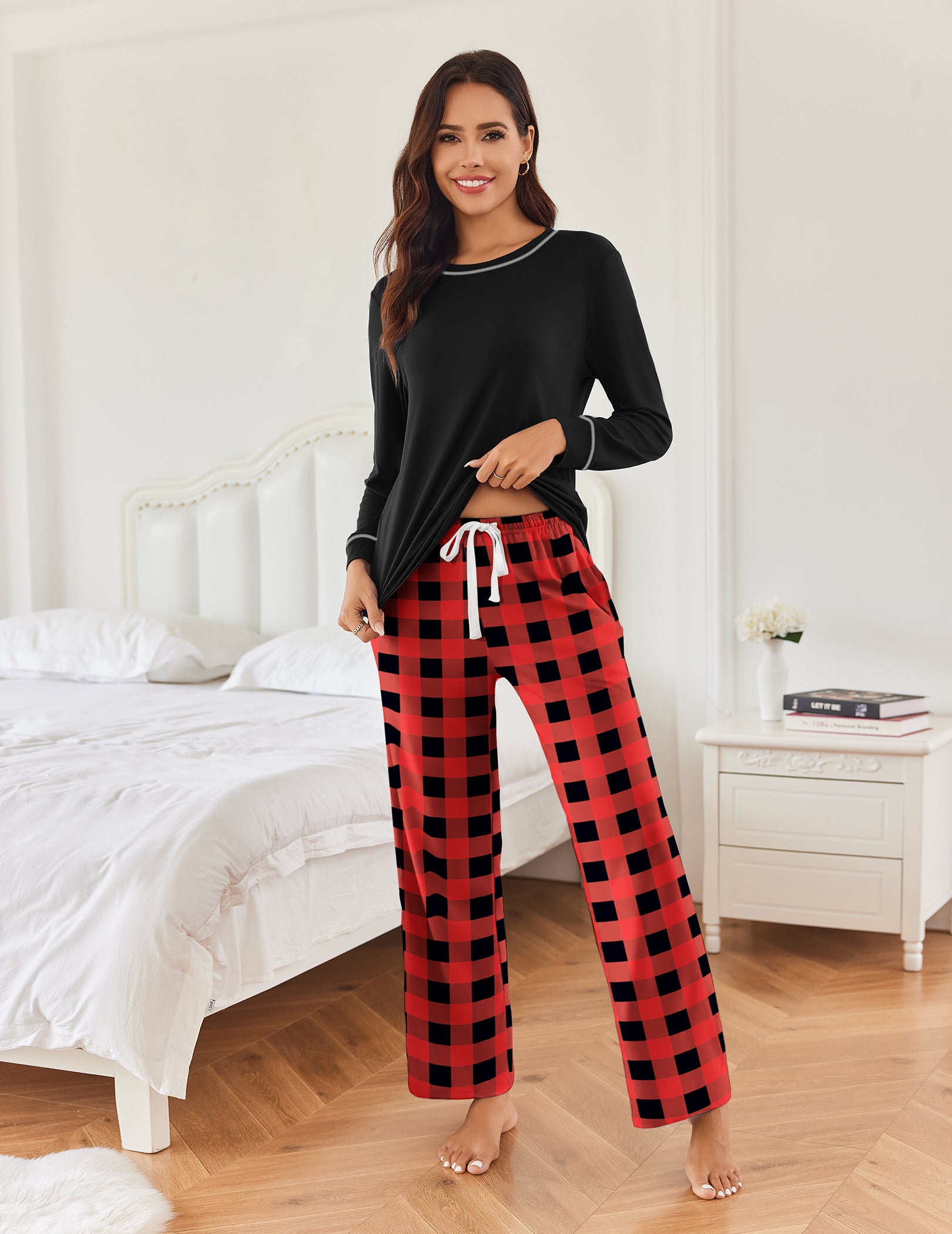 Classic Soft Plaid Pajama Set (US Only)