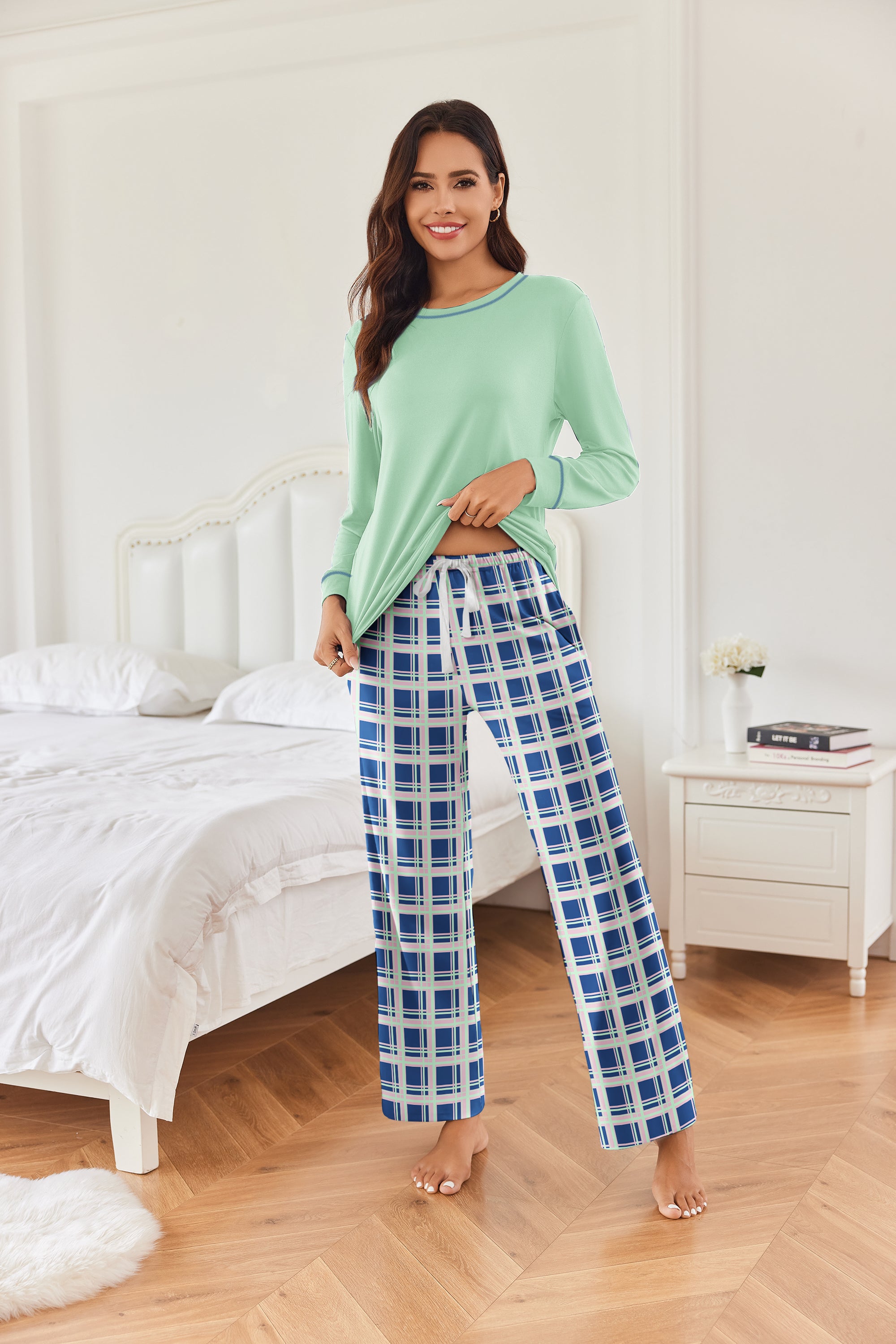 Classic Soft Plaid Pajama Set (US Only)