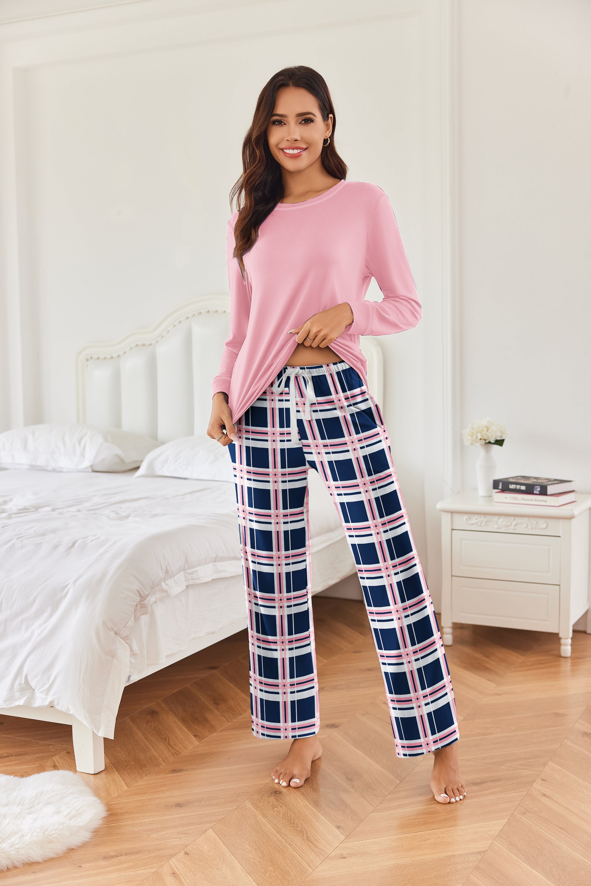 Classic Soft Plaid Pajama Set (US Only)