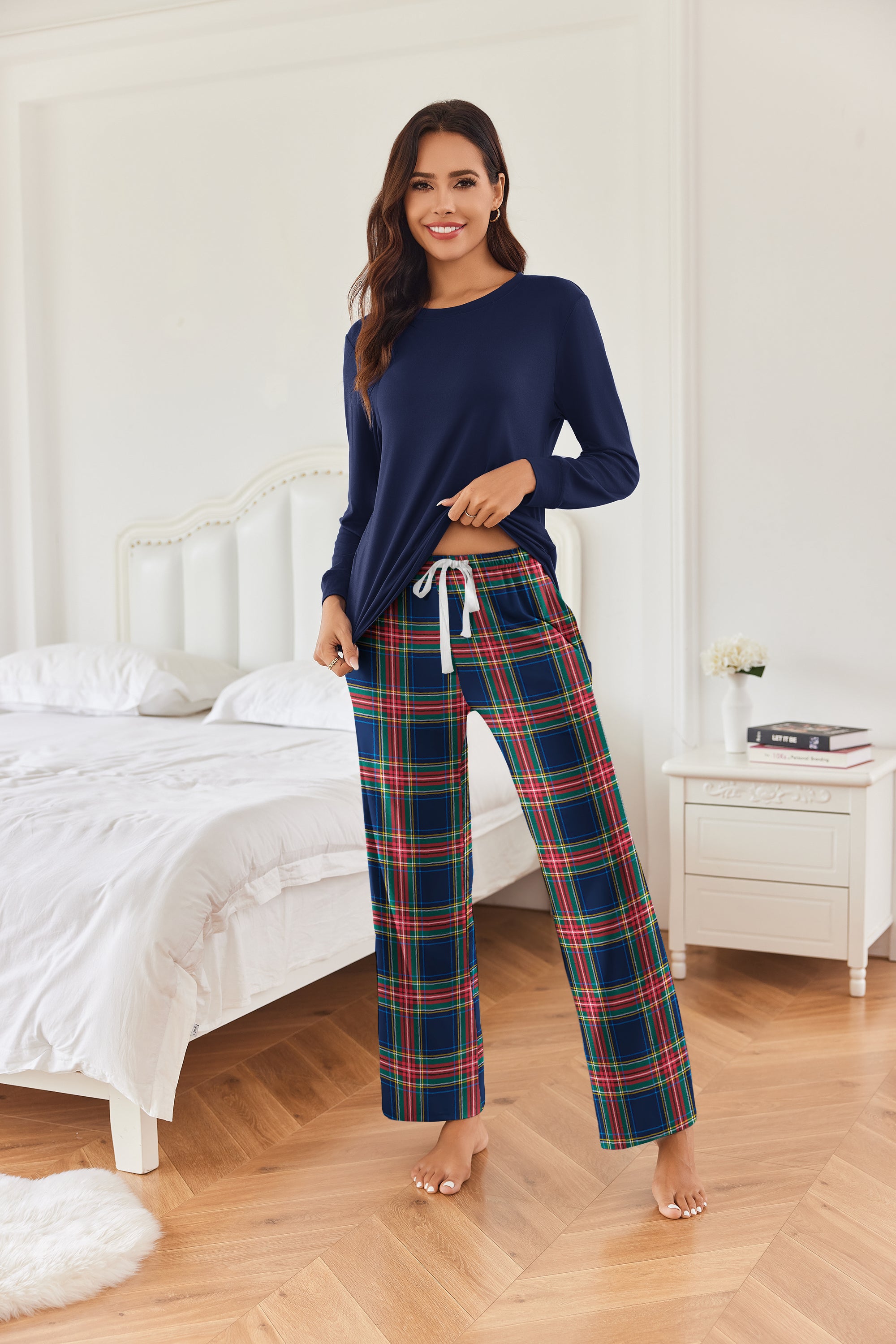 Classic Soft Plaid Pajama Set (US Only)