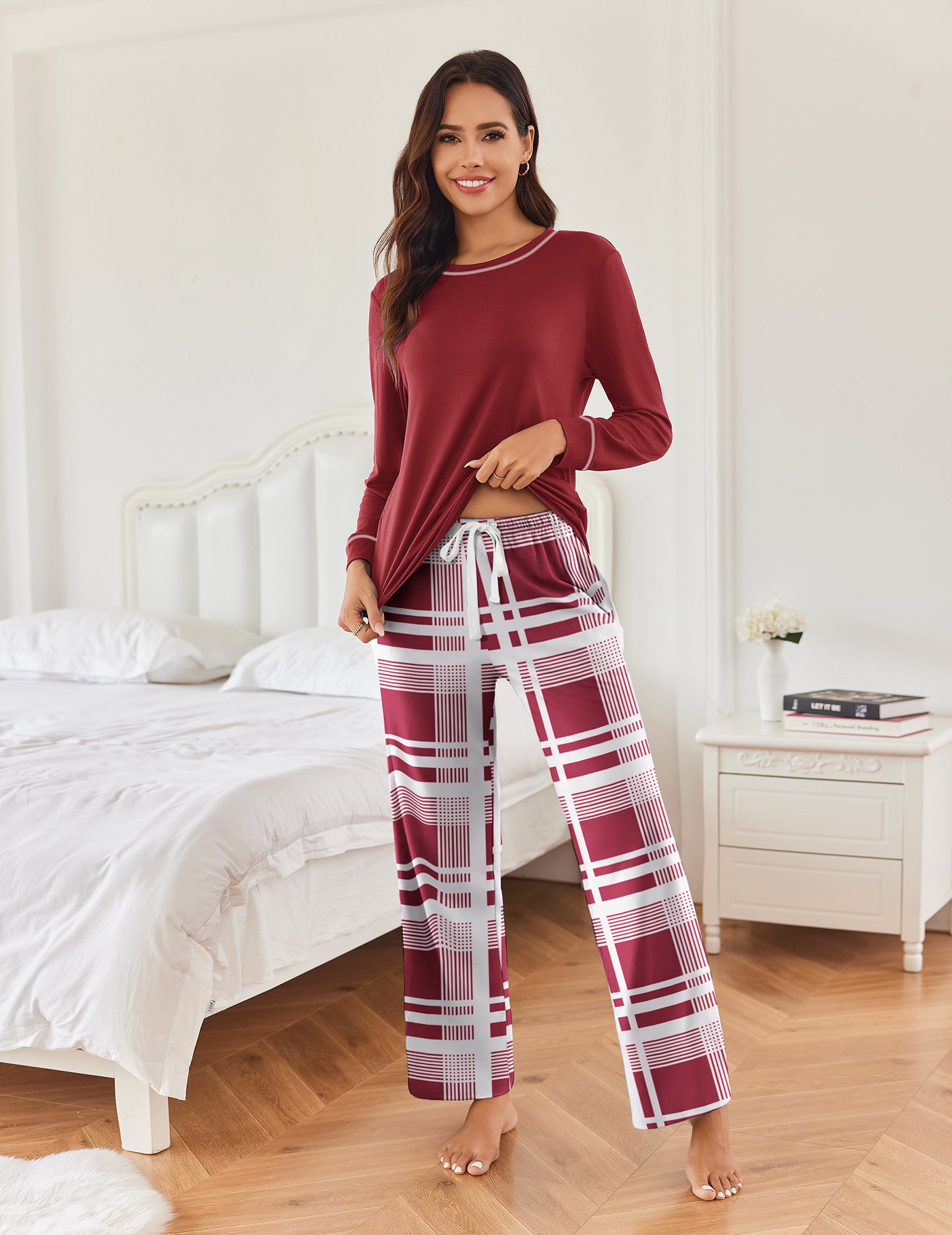 Classic Soft Plaid Pajama Set (US Only)