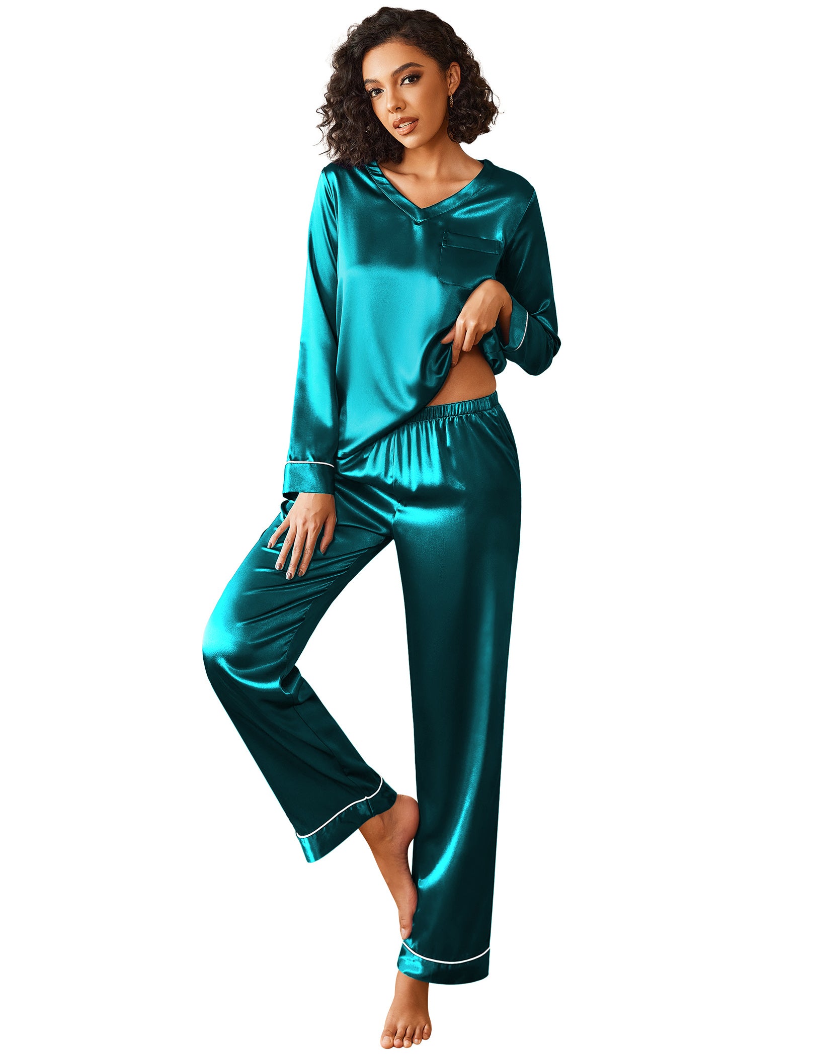 Luxe Satin 2-Piece Loungewear Set (US Only)