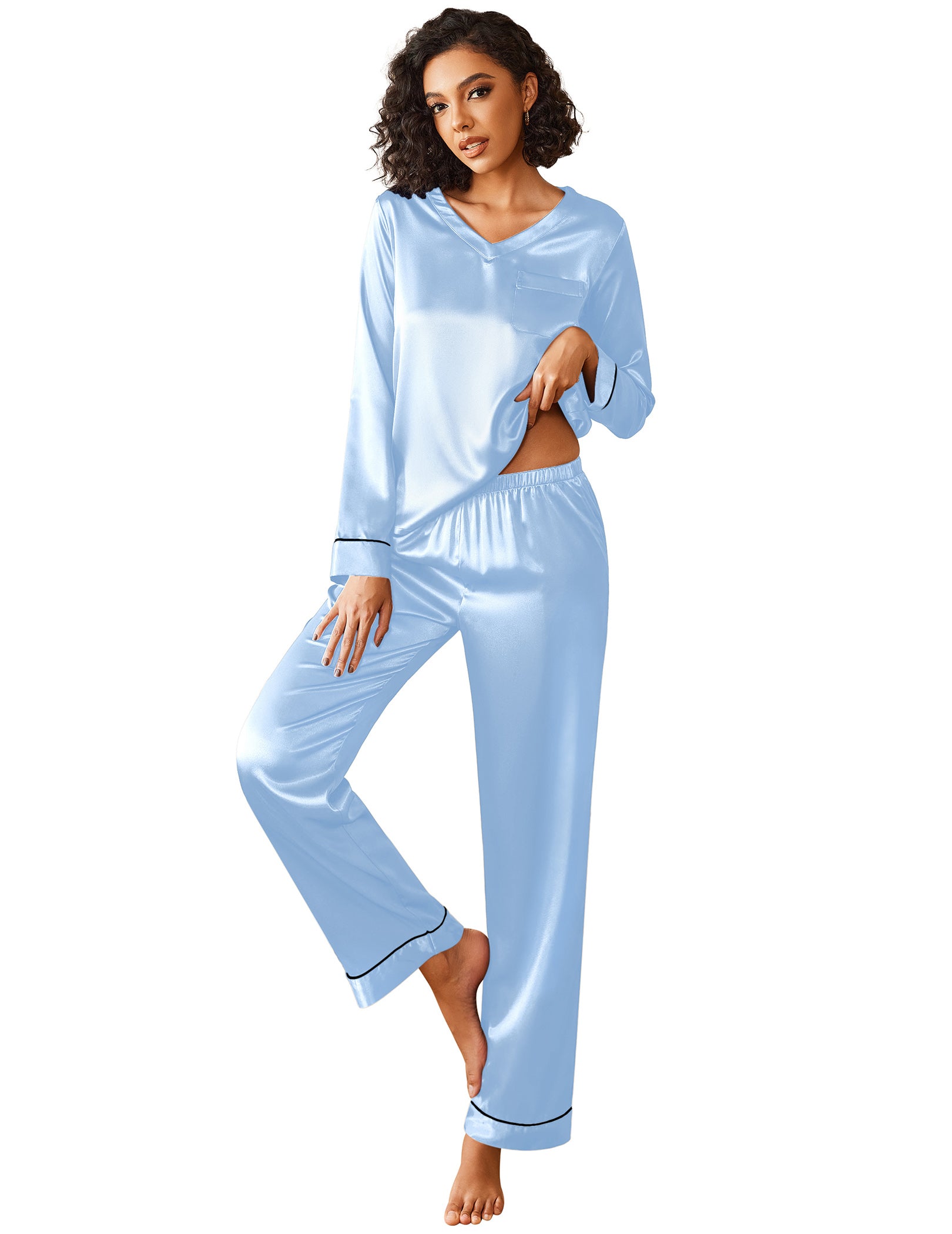 Luxe Satin 2-Piece Loungewear Set (US Only)