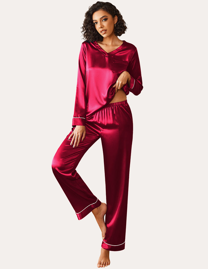 Luxe Satin 2-Piece Loungewear Set (US Only)