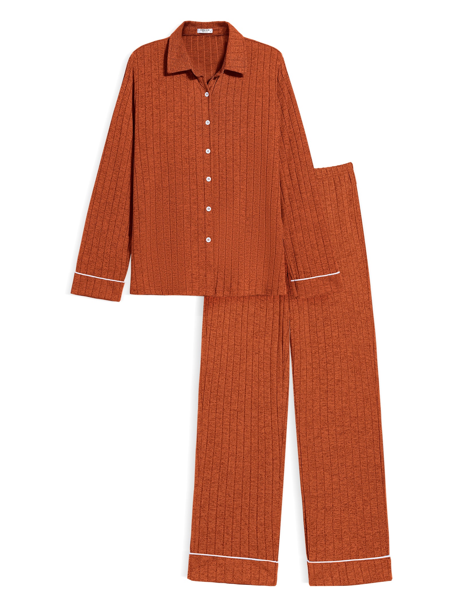 Simple Cozy Ribbed Pajama Set (US Only)