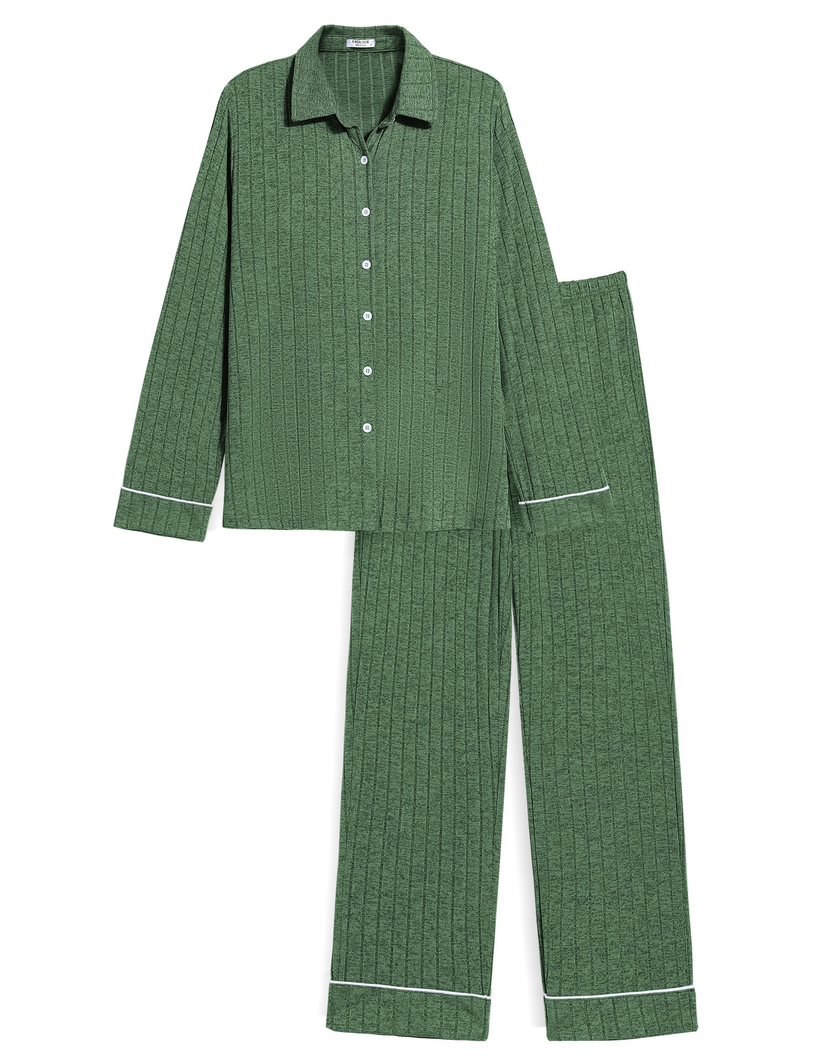 Simple Cozy Ribbed Pajama Set (US Only)