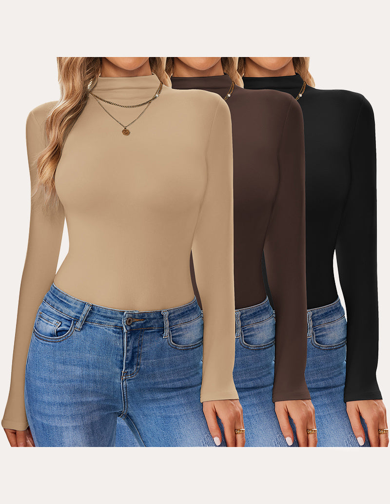 3 Pack Turtleneck Thermal Undershirts (US Only)