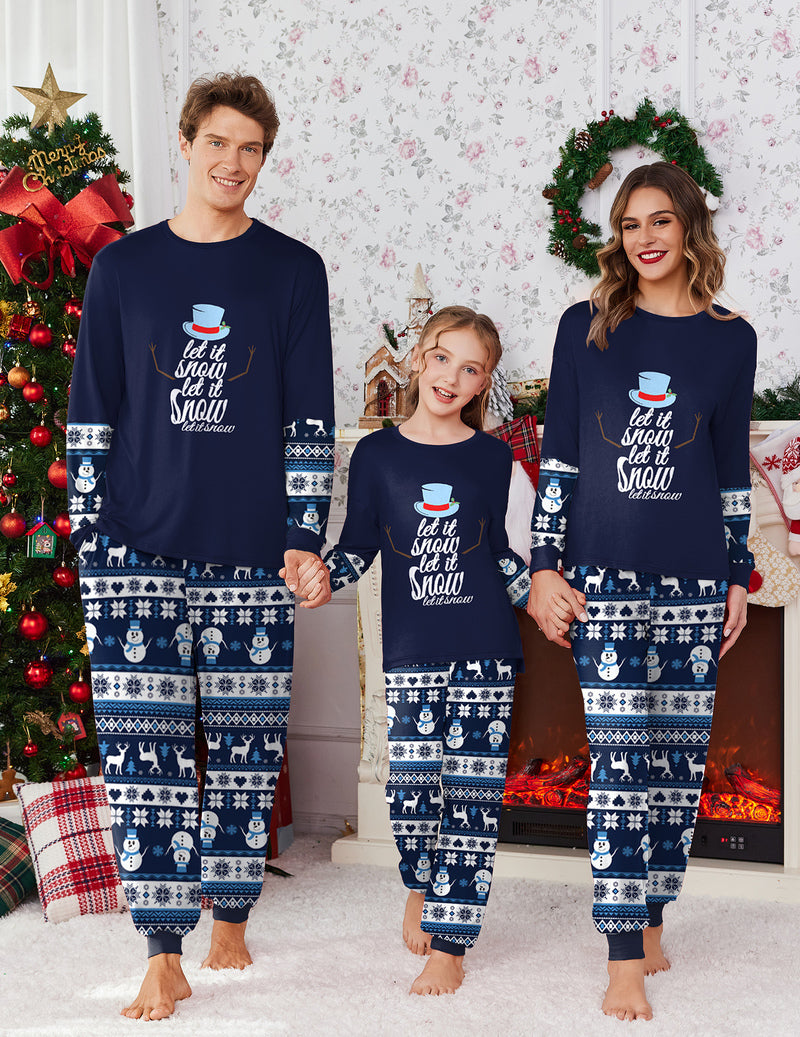 Ekouaer Family Christmas Soft Pajamas Matching Sets