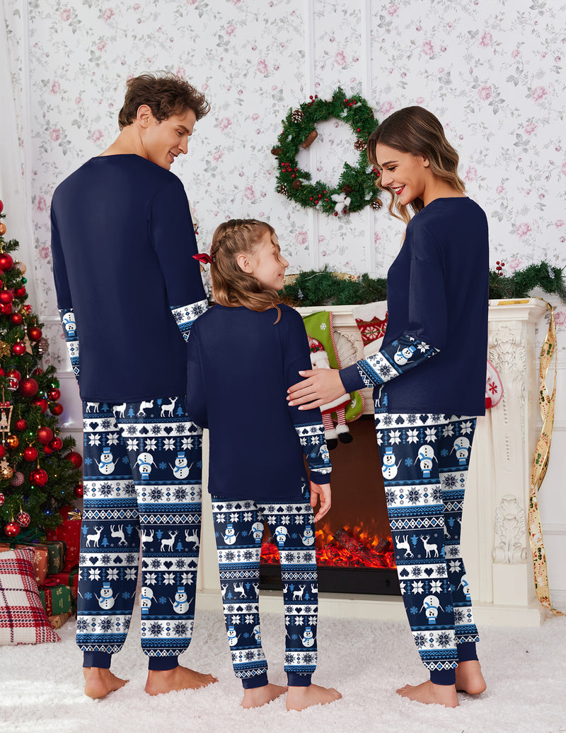 Ekouaer Family Christmas Soft Pajamas Matching Sets