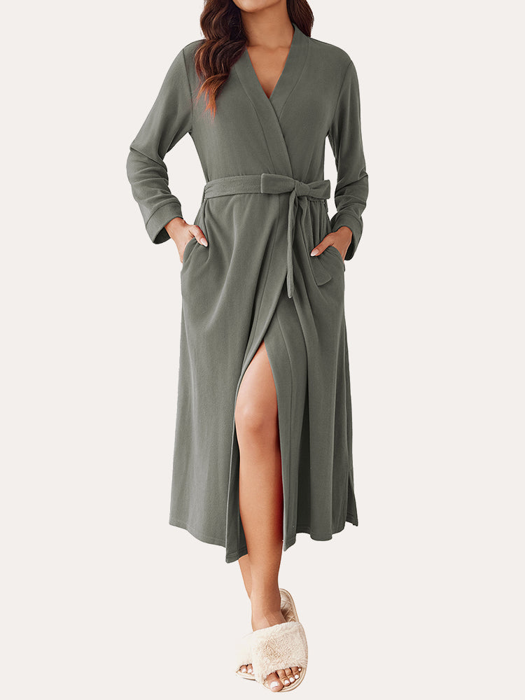 Elegant Belted Kimono Robe(US Only)