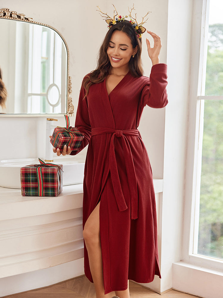 Elegant Belted Kimono Robe(US Only)