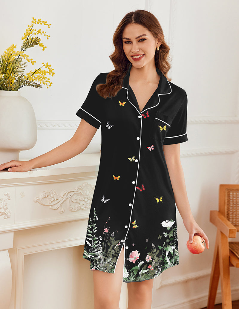 Classic Soft Button Down Sleepshirt (US Only)