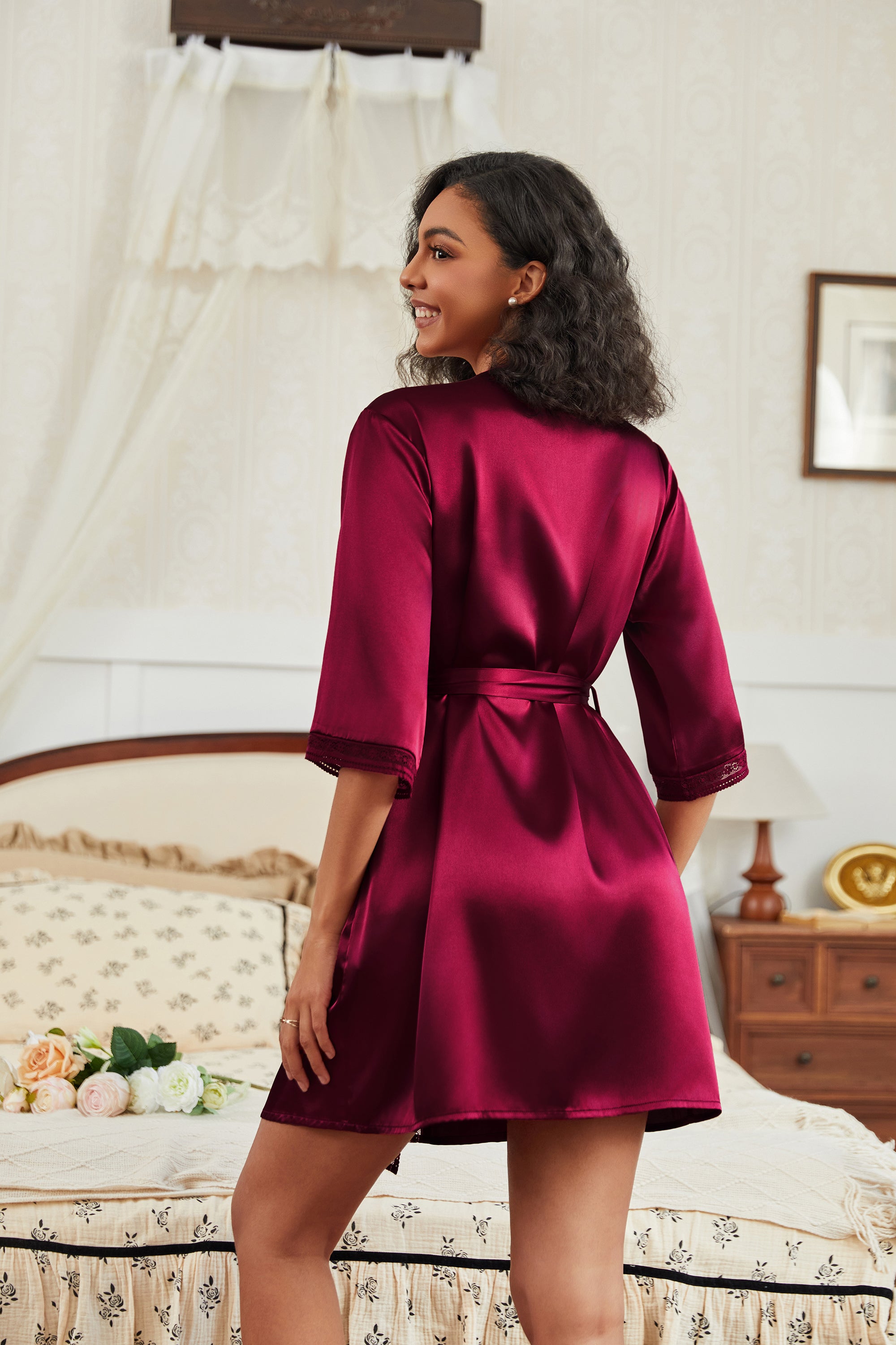 Cozy Silk Robes with Pockets (US Only)