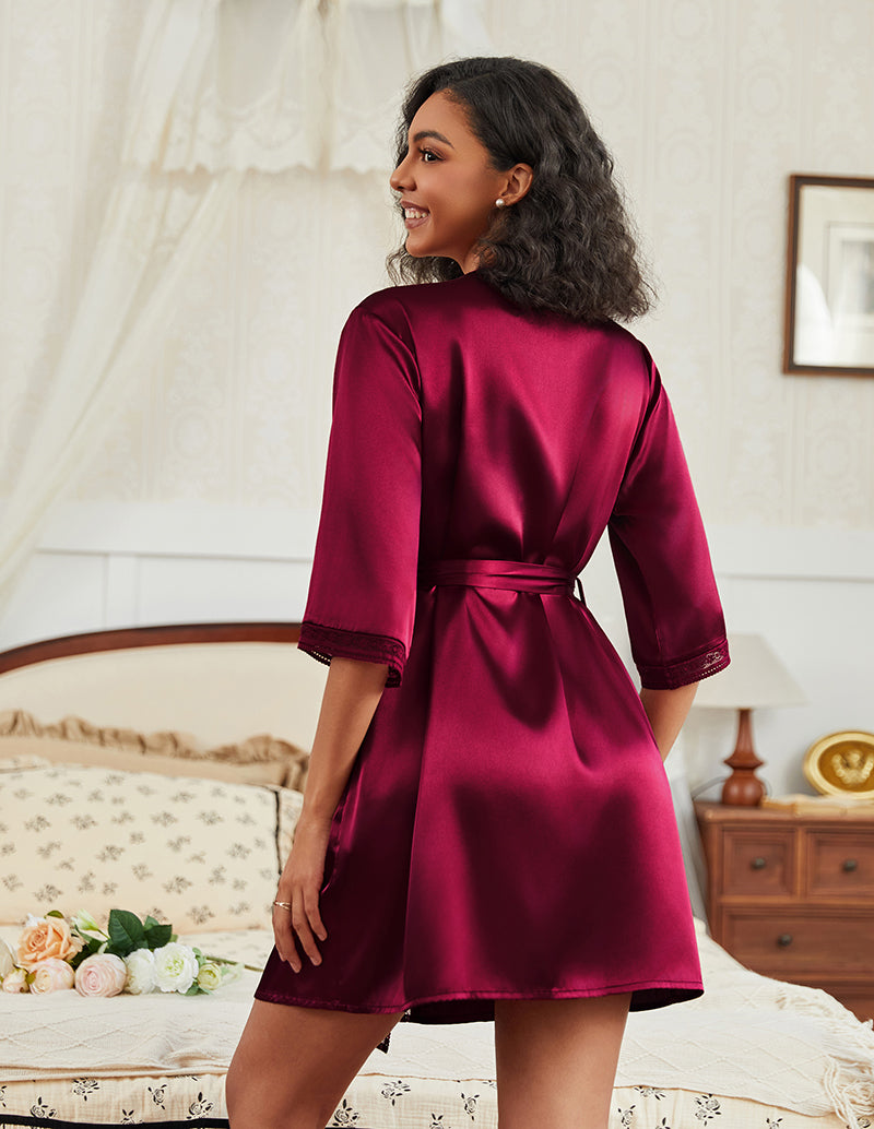 Cozy Silk Robes with Pockets (US Only)