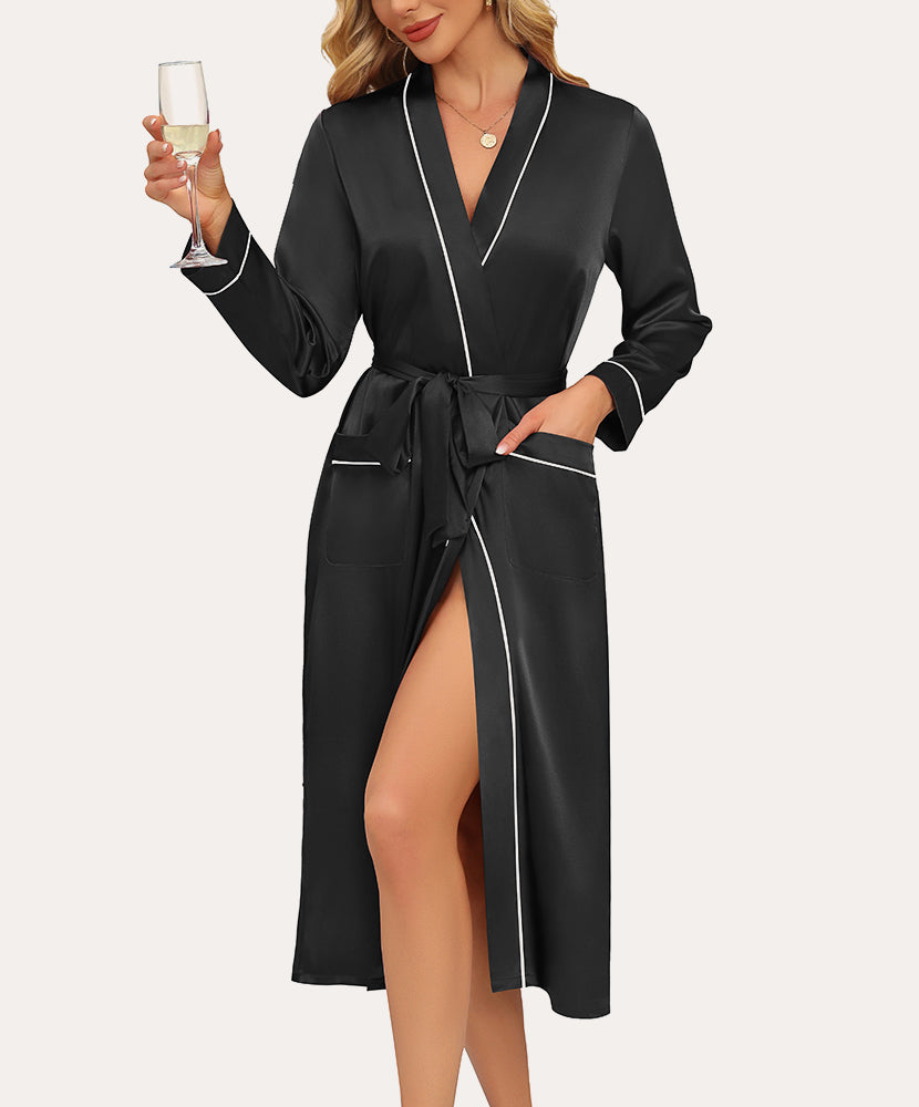 Lightweight Full Length Satin Robes (US Only)