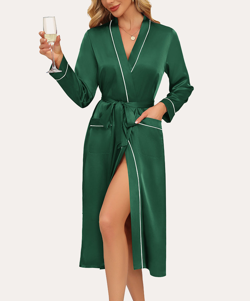 Lightweight Full Length Satin Robes (US Only)